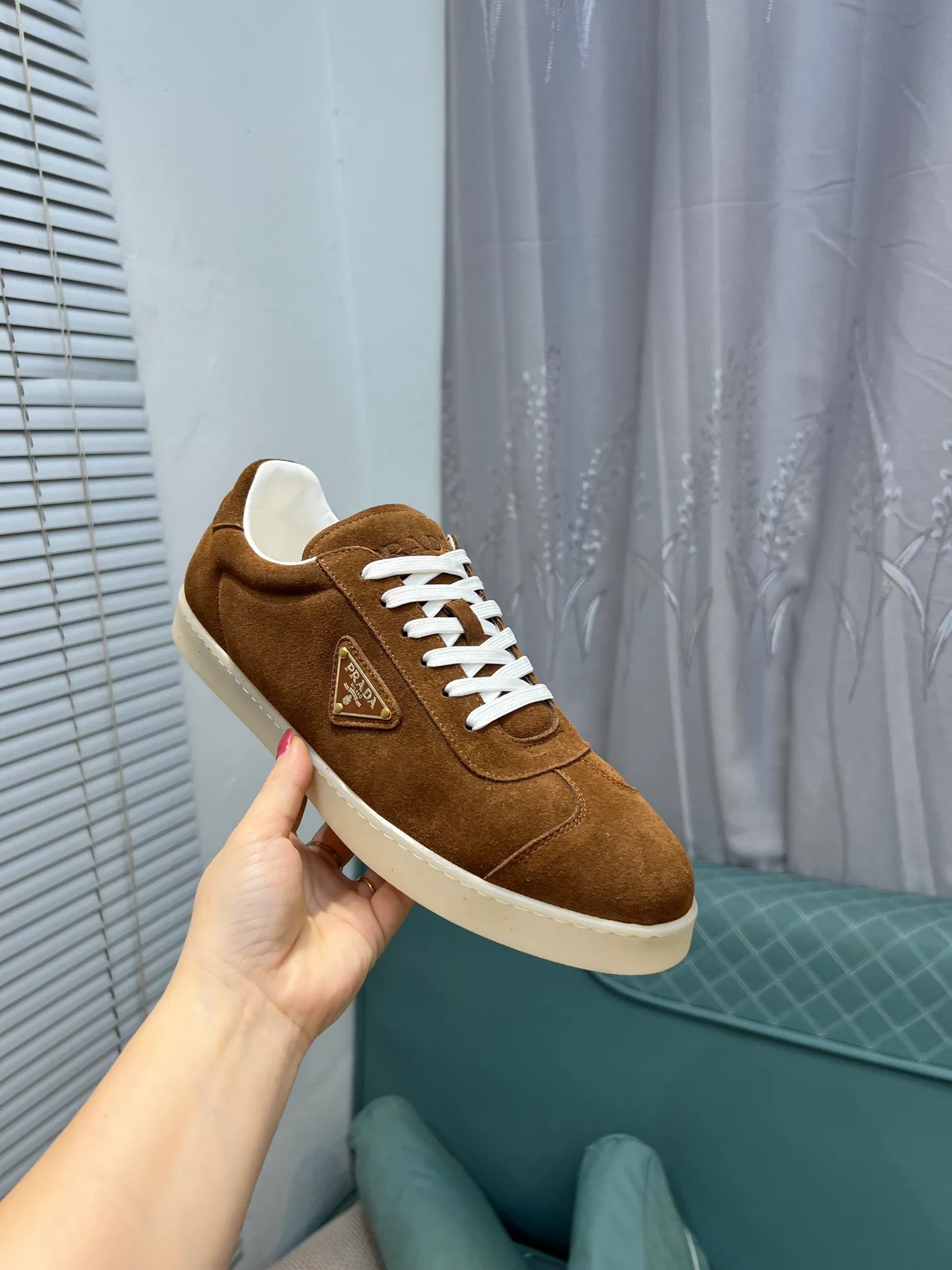Men's shoes 💰540 [PRADA] Men's shoes are popular in the counter, official website synchronization, 1 high-quality shipment ✔️ Original frosted cowhide + cowhide lining, 1🆚1 replica, original sole, 38-45 (45 customized, non-refundable)